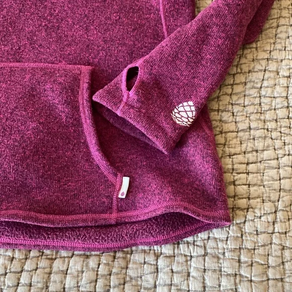 Stio Sweetwater Hooded Pullover.  Pink Magenta color.  Size XL - Picture 6 of 9